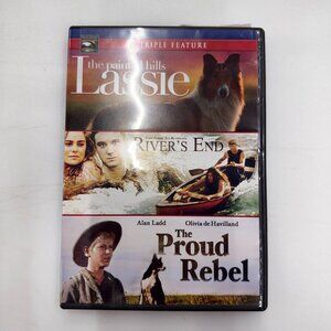 Lassie: The Painted Hills/River's End/The Proud Rebel [DVD] Disc Tested, Working